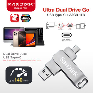 USB Sandisk Ultra Dual Drive Luxe USB 3.1 (32GB / 64GB / 128GB / 256GB /  512GB / 1TB) - Bảo hành 60 tháng