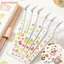 Nhíp thủ công FAVORITEGOODS, Nhíp dán chống trượt được xử lý nhiệt, Đầu cong bằng thép không gỉ Họa tiết dễ thương Nhíp chính xác Scrapbooking