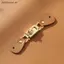 # HB # PU Leather Turn Lo Clasps Phần cứng kim loại vàng nhẹ cho túi xách trẻ em DIY Craft Dự án thú vị.