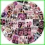 Blackpink HT3 50 Cái / bộ BLACK PINK JISOO Dán JENNIE Graffiti Hành Lý Ván Trượt Trang Trí Chống Thấm Nước TH3