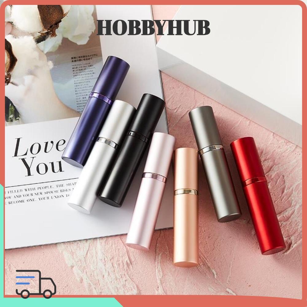HOBBYHUB 5ml Nước Hoa Atomizer Nhôm Di Động Trống Chai Có Thể Đổ Lại