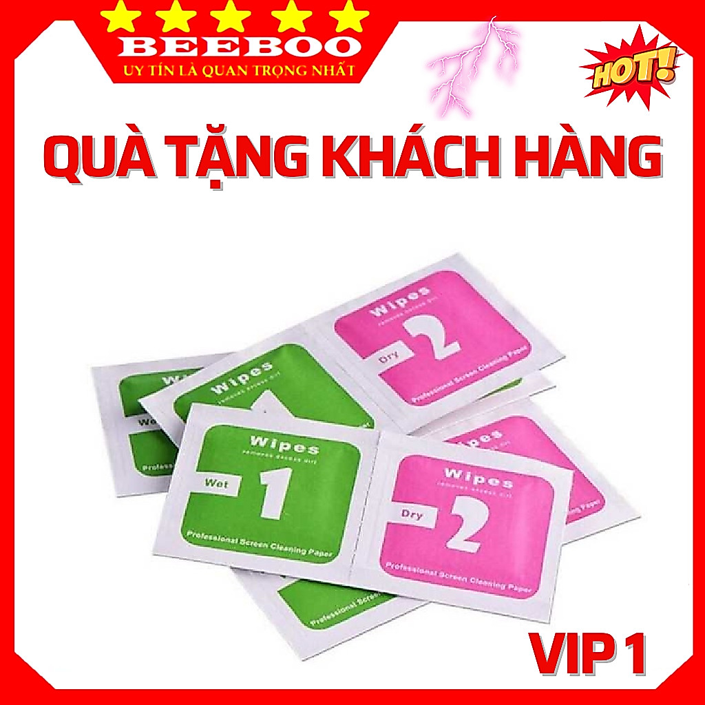 [QUÀ TẶNG GIẤY LAU 1 ] Khăn Lau 1 và 2 Miếng Lau Vệ Sinh Màn Hình Điện Thoại