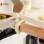 1 Thìa Silicon Ra Thìa Giá Đỡ Tai Hươu Chống Rỉ Tràn Nồi Kẹp Thìa Giá Đỡ Tiện Ích Nhà Bếp VN