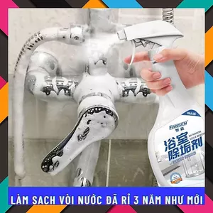 Bình Xịt Dung Dịch Vệ Sinh Bồn Rửa-Chai Tẩy Rửa Nhà Tắm Fansen 500ml - NƯỚC TẨY RỬA CẶN CANXI INOX HIỆU QUẢ