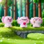 6 Chiếc Mini Nhựa Axolotl Nhân Vật Thu Nhỏ Món Ăn Vườn Micro Trang Trí Phong Cảnh Trà Bàn Làm Vườn Axolotl Trang Trí [VN]