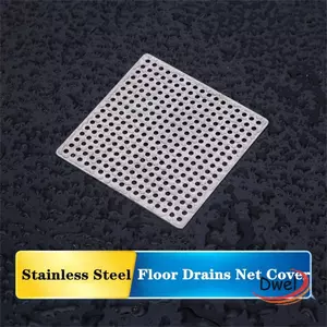 DWEL Bồn Rửa Lọc Cống Chặn Vòi Sen Thoát Nước Phụ Kiện Phòng Tắm Dụng Cụ Phòng Tắm Thép Không Gỉ 304 Nắp Thoát Vuông