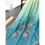 Tunan Koi Sen Thêu Cổ Hanfu Vải Xếp Ly Váy Ngựa Mặt Phong Cách Trung Hoa Mới Phong Cách Trung Hoa Phong Cách Trung Hoa Vải 6.27