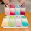 Cho iPhone 17 Pro Max 16 15P 14 Thời Trang Mùa Hè Màu Chết Unisex Mặt Sau Kính TPU Mềm Bảo Vệ Chống Sốc Vỏ Điện Thoại Chống Trầy Xước Vỏ Chống Bụi Bẩn 8 Màu