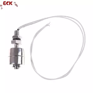 Chỉ báo ECK MINI 45mm Công tắc phao bằng thép không gỉ Cảm biến mực nước dọc HOT