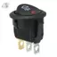 Tự Động Bật Tắt Rocker Công Tắc Tròn 12V Đèn Led Sương Mù Màu Đỏ Biểu Tượng Xe Van Bộ Xe Tải