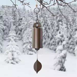 GCDHome Vintage Kim Loại Anh Hùng Chuông Gió Chuông Gió Cộng Hưởng Sâu Chuông Serenity Cho Ngoài Trời Nhà Sân Vườn Trang Trí Sân Trang Trí Nhà HOT