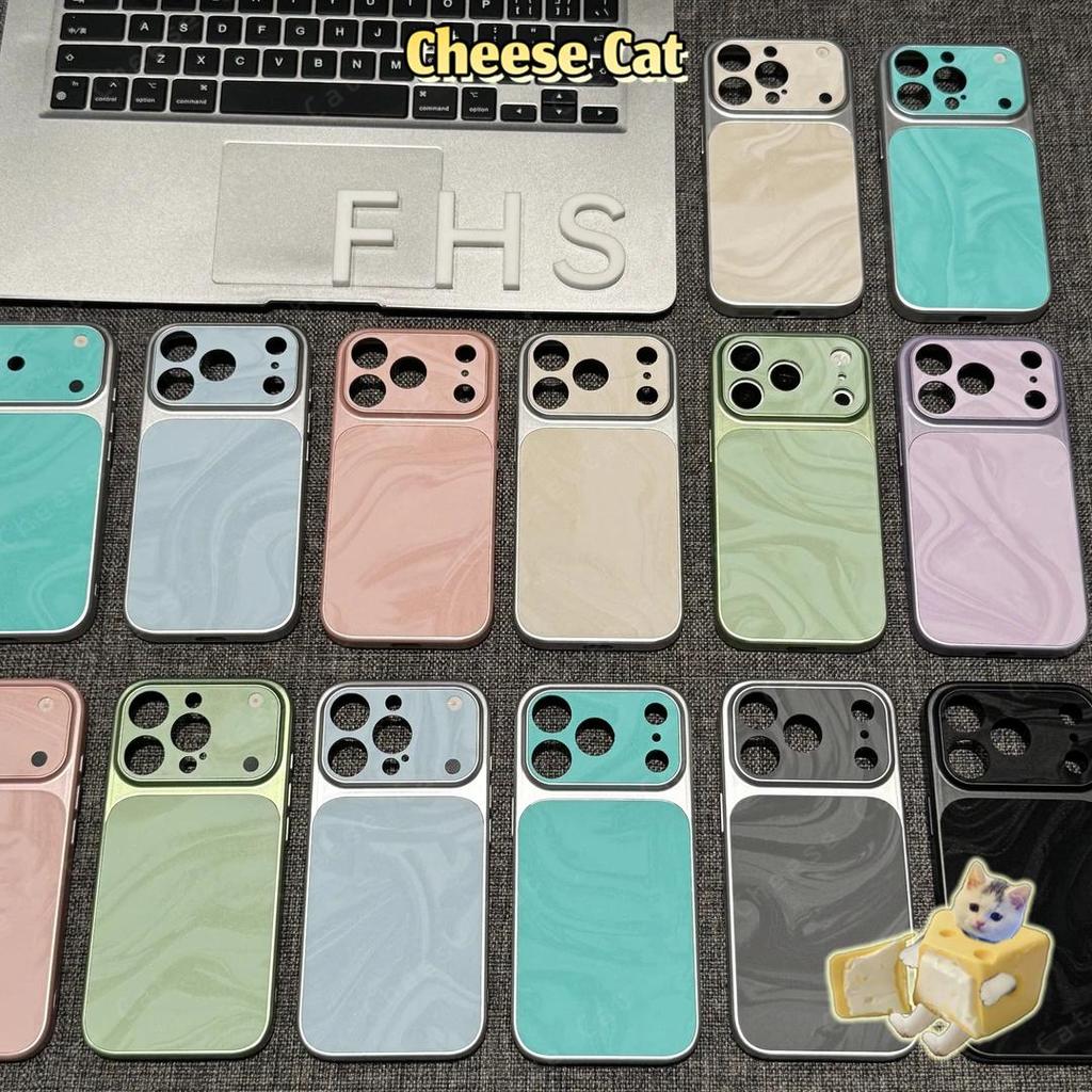 Ốp điện thoại da màu giả tưởng thời trang cao cấp cho iPhone 17 Pro Max 17 Air 16 Plus 15 Pro Max