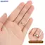 Bluelover 8 Kích Cỡ Vòng Silicon Điều Chỉnh Kích Thước Resizer Chống Mất Chống Vô Hình Giá Đỡ Nhẫn Giữ Thu Nhỏ Cho Nhẫn Dụng Cụ Trang Sức Mới