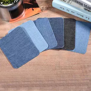 LAKAM 4 / 12 CÁI Quần sửa chữa khuỷu tay đầu gối đính Jeans DIY