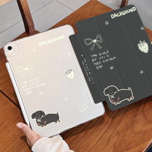 Ốp Bảo Vệ Cho iPad A17 Pro 2026 air8 pro 11 inch gen11 a16 vỏ thế hệ thứ 10 M4 M5 gen12 gen7th 8th 9th air4th Mini6 mini a17 pro Y-fold Vỏ Trong Suốt Chống Rơi