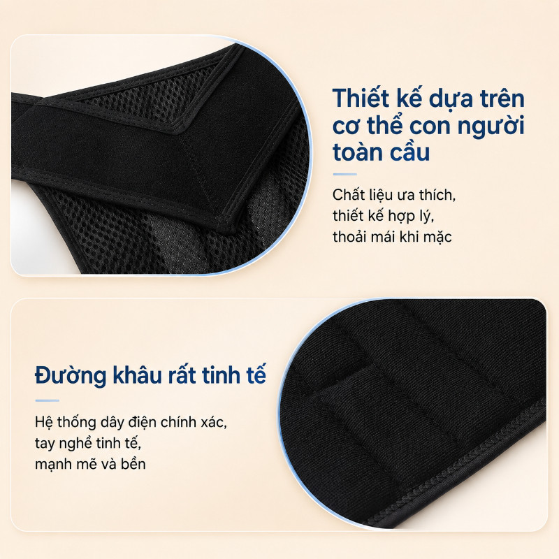 Đai Chống Gù Lưng Cao Cấp Nam Nữ, Điều Chỉnh Tư Thế, Cải Thiện Vóc Dáng, Dịnh Hình Và Nâng Đỡ Ngực Khi Tập Gym, Yoga