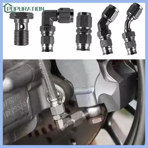 POP Phát Hành Nhanh Ống Thép Không Gỉ Phanh Thẳng Ống Xoay Đầu Dầu Lắp Adapter Cho Ô Tô Xe Máy Phần Unive