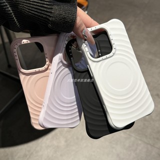 Ốp điện thoại di động từ tính silicon lỏng sang trọng màu đen màu đen dành cho iPhone17 16 15 14 13 12 ProMax bảo vệ camera chống sốc chống rơi mặt sau mềm