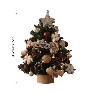 ASDFGER Chiếu Sáng Cây Giáng Sinh, Búp Bê Thiên Thần Sang Trọng Thông Nhân Tạo DIY Bộ Cây Giáng Sinh, Mini Với Ánh Sáng Thủ Công Nhánh Thông Trang Trí Giáng Sinh Trang Trí Máy Tính Để Bàn