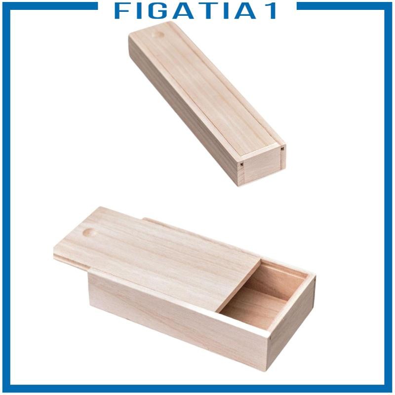 Hộp Bảo Quản Gỗ Có Nắp Trượt Quà Tặng Hộp Trang Sức DIY Nghệ Thuật Thủ Công Rỗng Hộp Gỗ Chưa Hoàn Thành Cho Bàn Cưới Người Tổ Chức Sở Thích