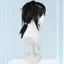 Demon Slayer Kimetsu No Yaiba Tomioka Giyuu Cos Tóc Giả Một Mảnh Dây Buộc Tóc Lớn Chống Uốn Dày Và Lông Tơ
