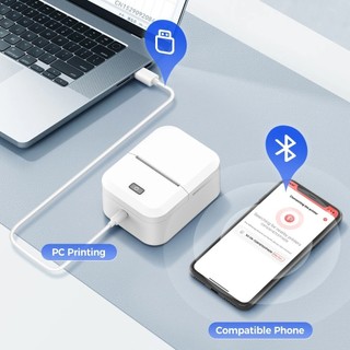 Máy in nhãn nhiệt Bluetooth Marklife X2 cầm tay mini, in ảnh tự dính, di động