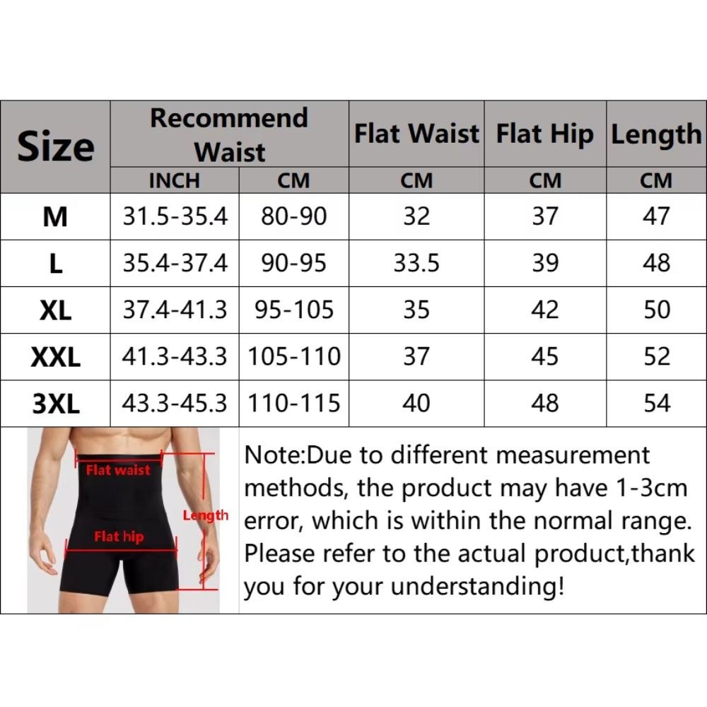 FEDAOG Body Shaper, Giảm Béo Bụng Giảm Bụng Quần Short Kiểm Soát Bụng, Cao Cấp Nén Giảm Béo Định Hình Nam