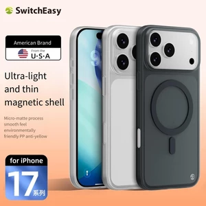 Switcheasy iPhone 17Pro Ốp điện thoại từ tính 17 Air Ultra-Thin 0.35M Frosted 17 pro max Trong suốt Cảm giác khỏa thân trọn gói