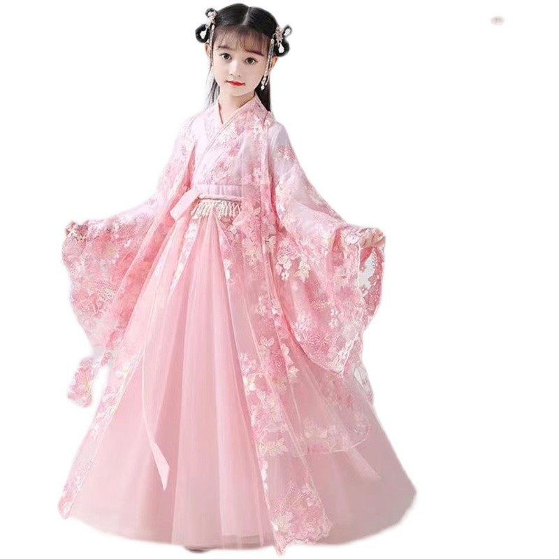 🔥 Phong cách trung quốc 🔥 Hán phục cổ đại cho bé gái Hanfu Bé Gái Đầm Công Chúa Trung Thu Lễ Hội Trẻ Em Trang Phục 2025 Cổ Tích Đường Trang Phục có hàng sẵn Tết Trung Thu ☃Bé gái ' Hanfu Mùa Hè Phong Cách Trung Hoa 2023 Công Chúa Siêu Cổ Tích Đầm Cổ