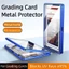 Bộ bảo vệ thẻ phân loại STABFOAM PSA / CGC, Bảo vệ thẻ bảo vệ tia cực tím bằng kính hai mặt, Bảo vệ nguồn Khung nhôm trong suốt Màn hình thẻ từ tính bền