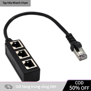 Cáp Chia Mạng Ethernet RJ45, Bộ Chia Cổng Mạng LAN Tiện Lợi Cho PC, Router, Switch