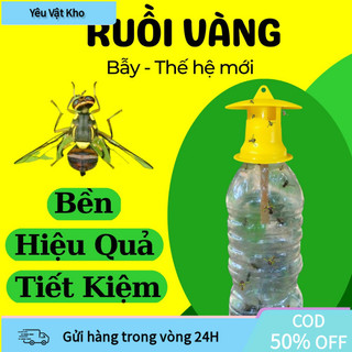 【COD】Nắp Bẫy Ruồi Vàng Và Ống Mốt Trắng, Tinh Chất Dẫn Dụ Sinh Học, Chống Mưa Nắng, Nhựa Bền, An Toàn, Hiệu Quả Cao
