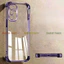 Ốp Lưng Cho Samsung Galaxy S25 S24 S23 FE Plus S25FE S24FE Điện Thoại Mạ Điện Sang Trọng Vỏ Mềm Bảo Vệ Ống Kính Ốp Lưng Chống Sốc