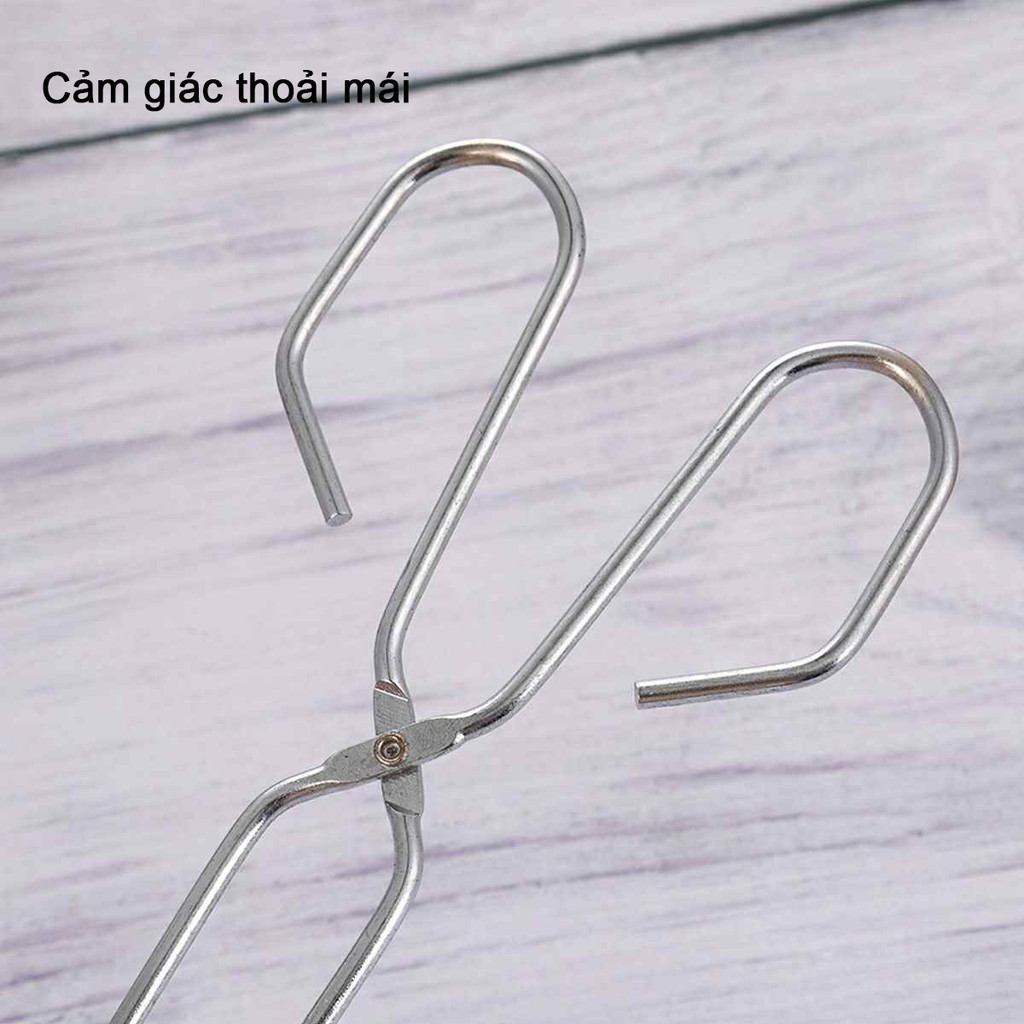 M7 Kẹp Gắp Rác Dã Ngoại Chất Liệu Thép Không Gỉ Tiện Lợi, Kẹp Gắp Than Nướng BBQ Cắm Trại, Camping