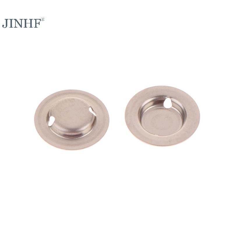 JINHF 100 Cái / lốc 18650 Phẳng Để Thay Đổi Đầu 18650 Li Pin Điểm Tích Cực Đầu Hàn Miếng Đệm HOT