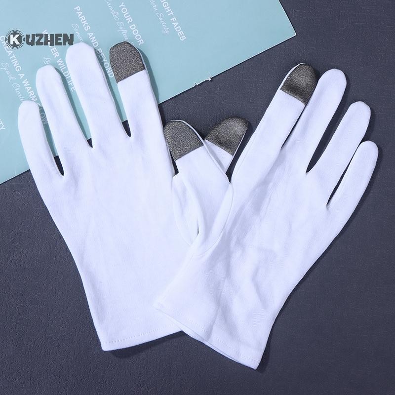 KUZHEN Găng Tay Dưỡng Ẩm Cotton Mềm Cho Khô Nứt Tay Ngủ Lotion Khóa Tẩy Tế Bào Chết HOT