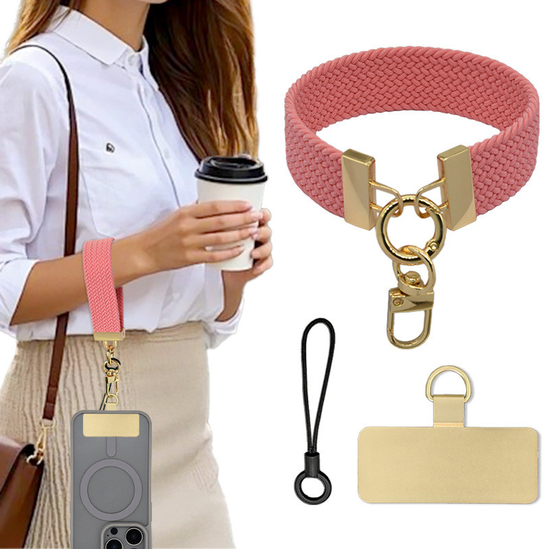 Hàng mới về!!!Dây điện thoại di động Dây buộc điện thoại di động ngắn Dây buộc điện thoại di động chống mất Dây đeo bện siêu hơi thở Mặt dây chuyền điện thoại di động Dây buộc Phụ kiện điện thoại di động
