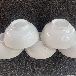 Tô trắng sứ 7 bầu 18cm gốm trắng dùng cho quán ăn phù hợp tô bán phở, bún các loại