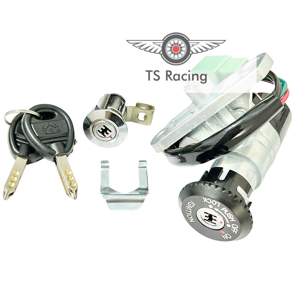 Bộ ổ khoá trước sau sport satria vương niệm