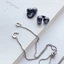 Dây an toàn bằng kim loại thanh lịch cho tai nghe tương thích Bluetooth FreeClip Sử dụng thể thao hàng ngày