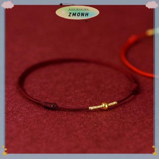 ZMONH Thời Trang Handmade Vòng Tay Dây Đỏ May Mắn Lắc Tay Nam Nữ Người Yêu Bạn Thân Nhất Vòng Tay May Mắn Vòng Chân Kích Thước Điều Chỉnh