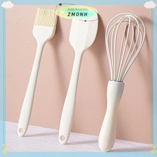 ZMONH 3 Bộ Nướng Bánh Thực Phẩm Silicon Chịu Nhiệt Kem Cạp Trứng Đánh Mỡ Bàn Chải Nhà Bếp Bánh Nướng Dụng Cụ