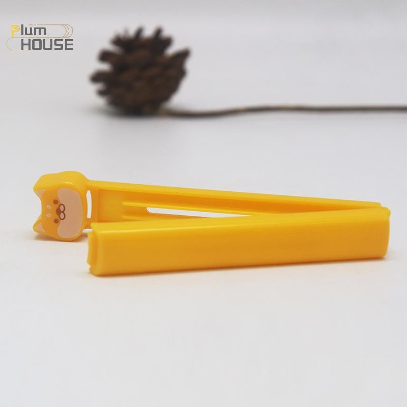 PlumHOUSE Kẹp niêm phong túi thực phẩm dễ thương, bộ 1/4/8/12 chiếc, có thể tái sử dụng