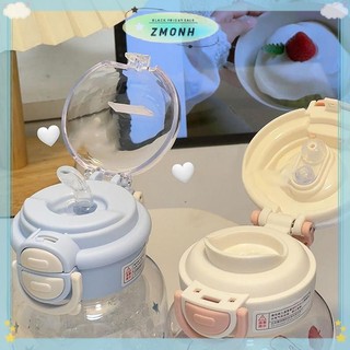 ZMONH Bình Nước Dễ Thương Có Ống Hút Nhựa Di Động -Up Cover Cốc Nước Cho Trẻ Em Chai Nước Chống Rò Rỉ Chai Uống Dễ Thương