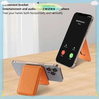 ZMONH Từ Tính Cho Ví Da Đựng Thẻ Cho 16 15 14 13 Pro Max Ẩn Đế Điện Thoại Ngân Hàng ID Đựng Thẻ Túi
