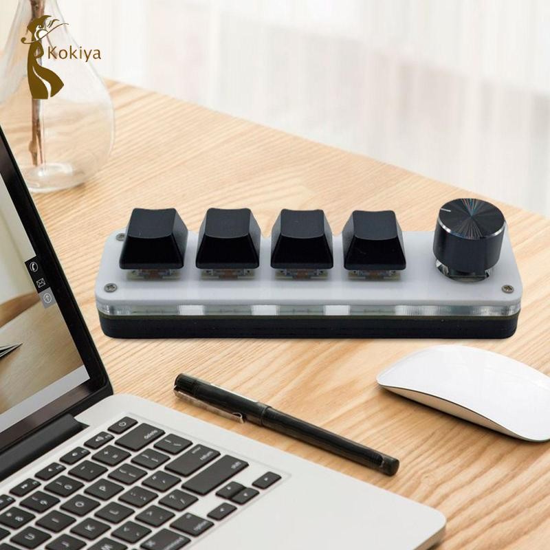 Bàn phím chơi game mini 4 phím 1 kokiya, macro có thể lập trình