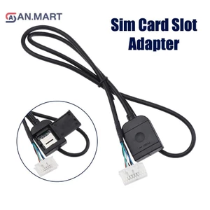 Bigdealssuper Khe Cắm Thẻ Sim Adapter Cho Android Radio Đa Phương Tiện Gps 4G 20pin Đầu Nối Cáp Xe Phụ Kiện Dây Replancement Một Phần siêu