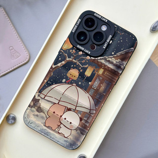 Ốp điện thoại Yier Bubu mùa đông cho iPhone 17 / 17 Air / 16E / 15 Plus / 14 / 13 / 12 / 11 / Pro Max. Chống sốc và chống rơi. Hộp đựng túi khí kiểu áo khoác silicon lỏng che phủ toàn diện