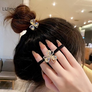 LUImo Dây Buộc Tóc Phong Cách Hàn Quốc cho Bé Gái, Hợp Kim Co Dãn, Họa Tiết Sáng Hoa