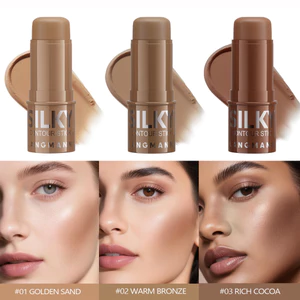 DANGMANNI Tricolor Contouring Stick Kem tiliang da mặt đa chức năng